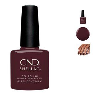 CND - Shellac Black Cherry (0.25 oz)